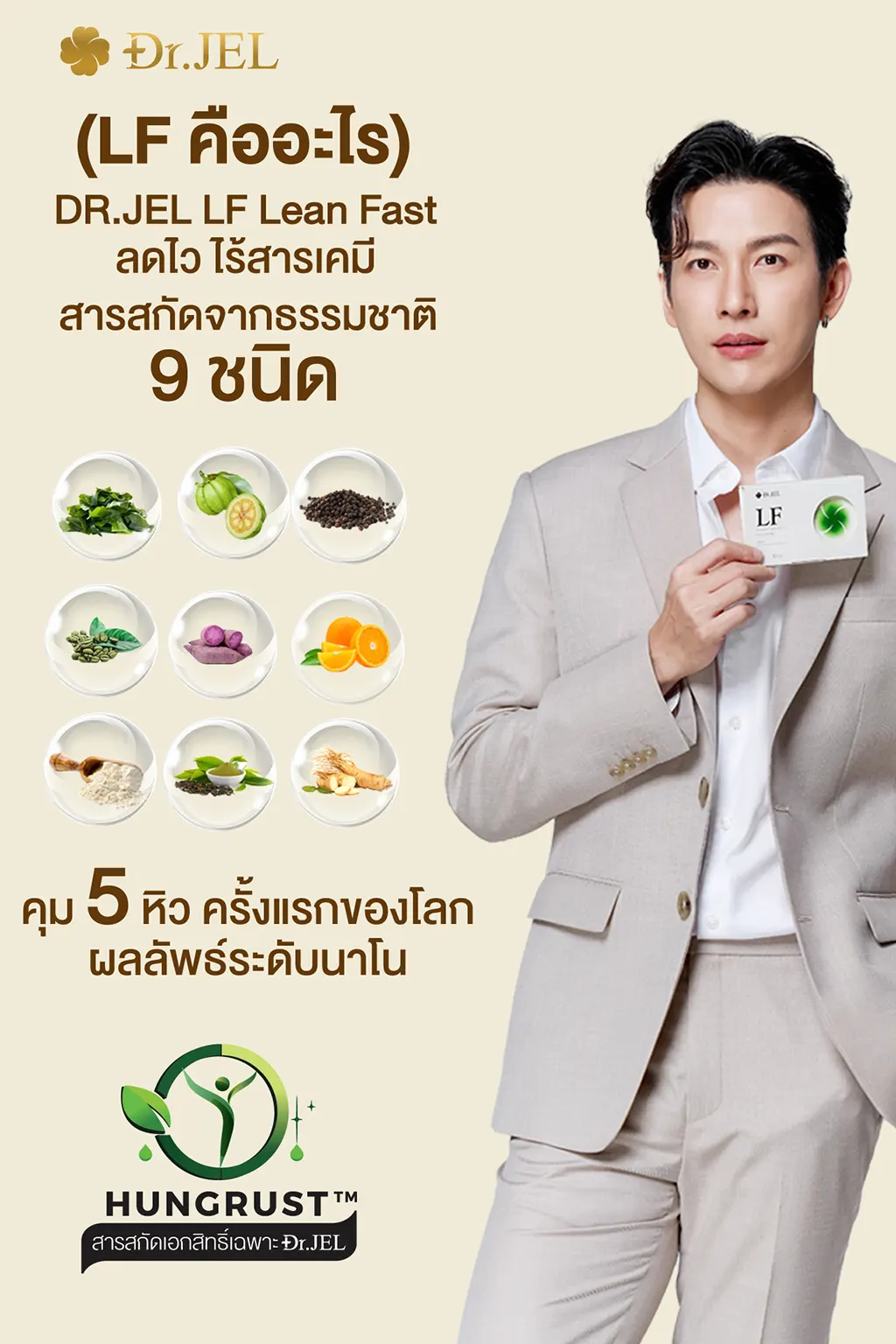 Dr.Jel LF มีส่วนประกอบสำคัญ